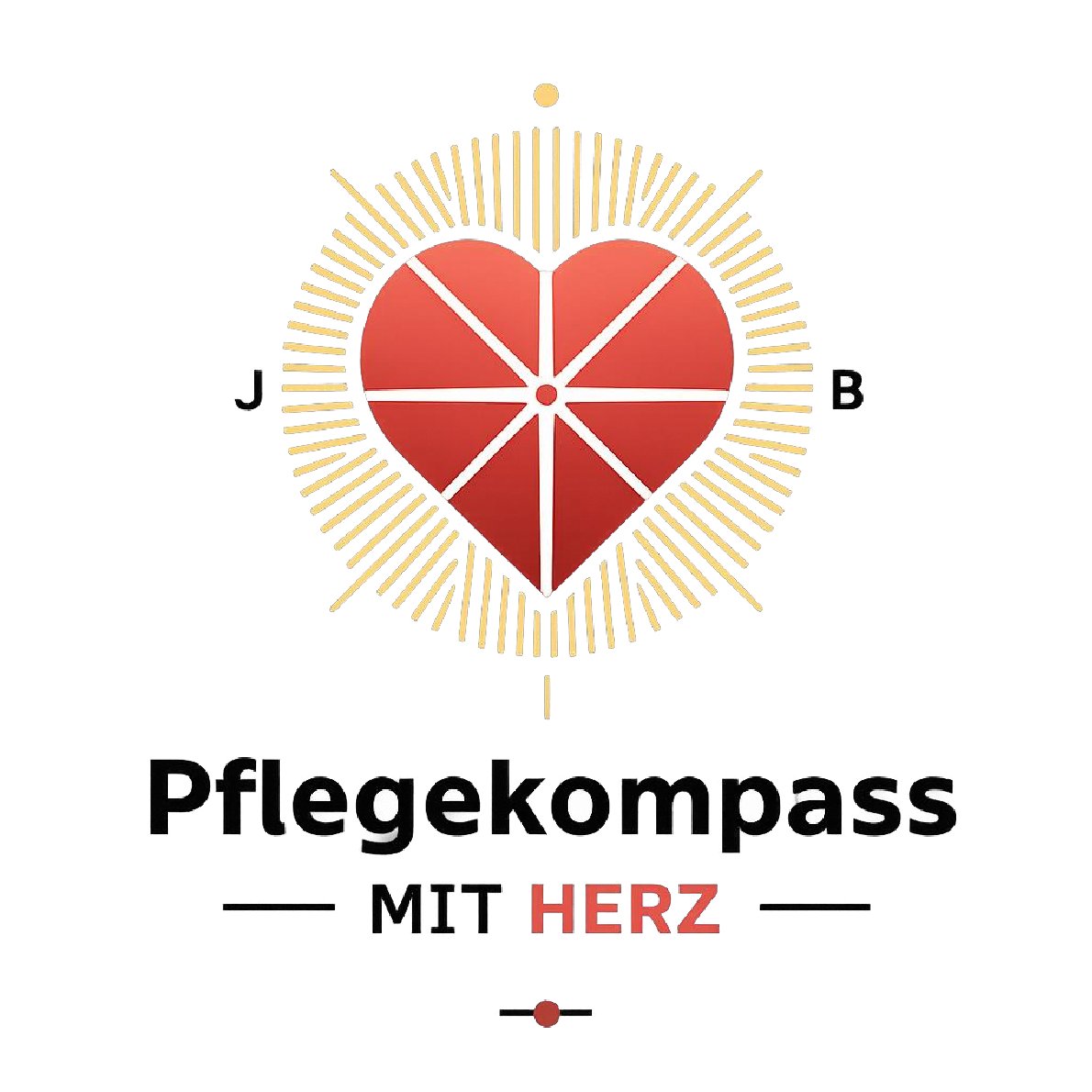 Logo Pflegekompass mit Herz