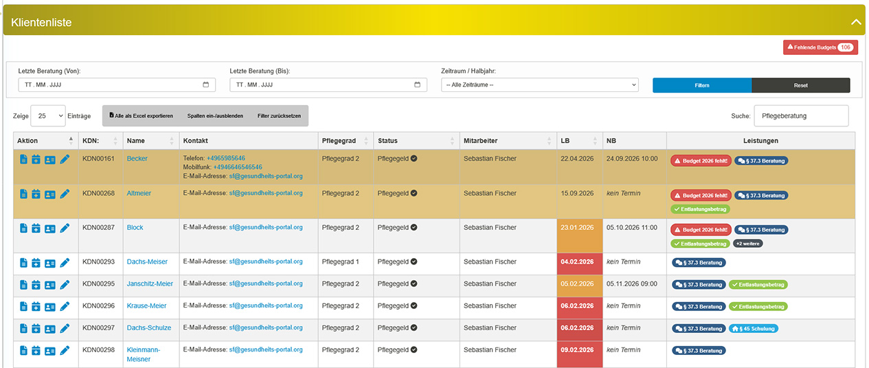 CRM System  Klientenverwaltung
